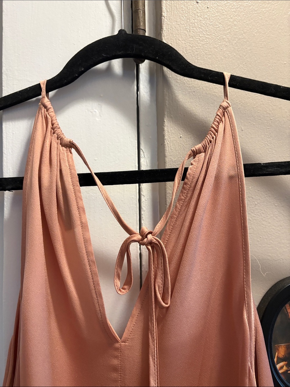 Reiss Blush Asymmetrical Spaghetti Strap Midi Dress - Picture 4 of 5